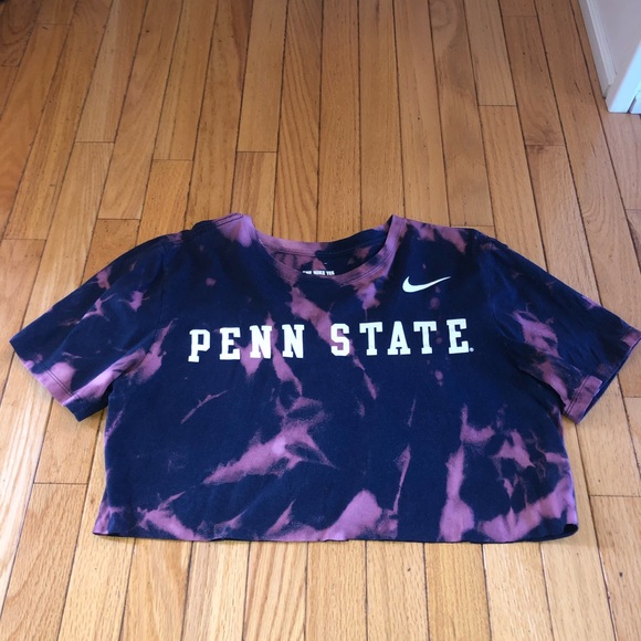 Nike Tops - PSU Acid-Washed Crop T-Shirt